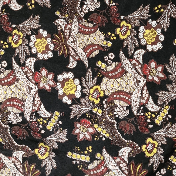 Nasty Gal Collection Faux Wrap Midi Dress Bird Floral Boho US 8 - Picture 9 of 12